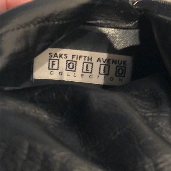 Saks Fifth Ave Folio Collection Suede Grey Boots - Picture 5 of 7